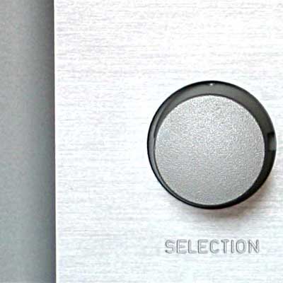 Vue du s�lecteur en aluminium bross�